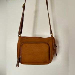 Brown Leather Crossbody Purse